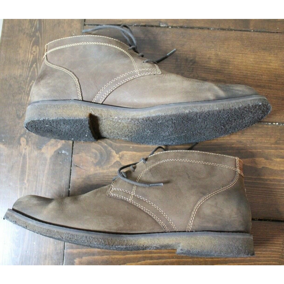 Johnston Murphy Brown Leather Chukka Boots Size 10.5 main image 4